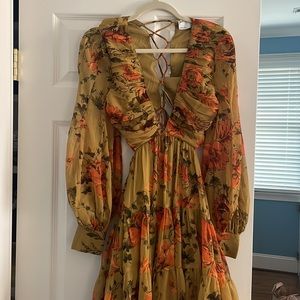 ASOS DESIGN soft pleated bodice mini dress